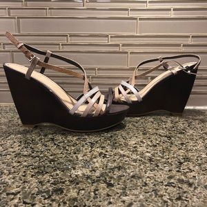 Nine West Strappy Wedges